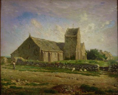 The Church at Greville, c.1871-74 by Jean Francois Millet